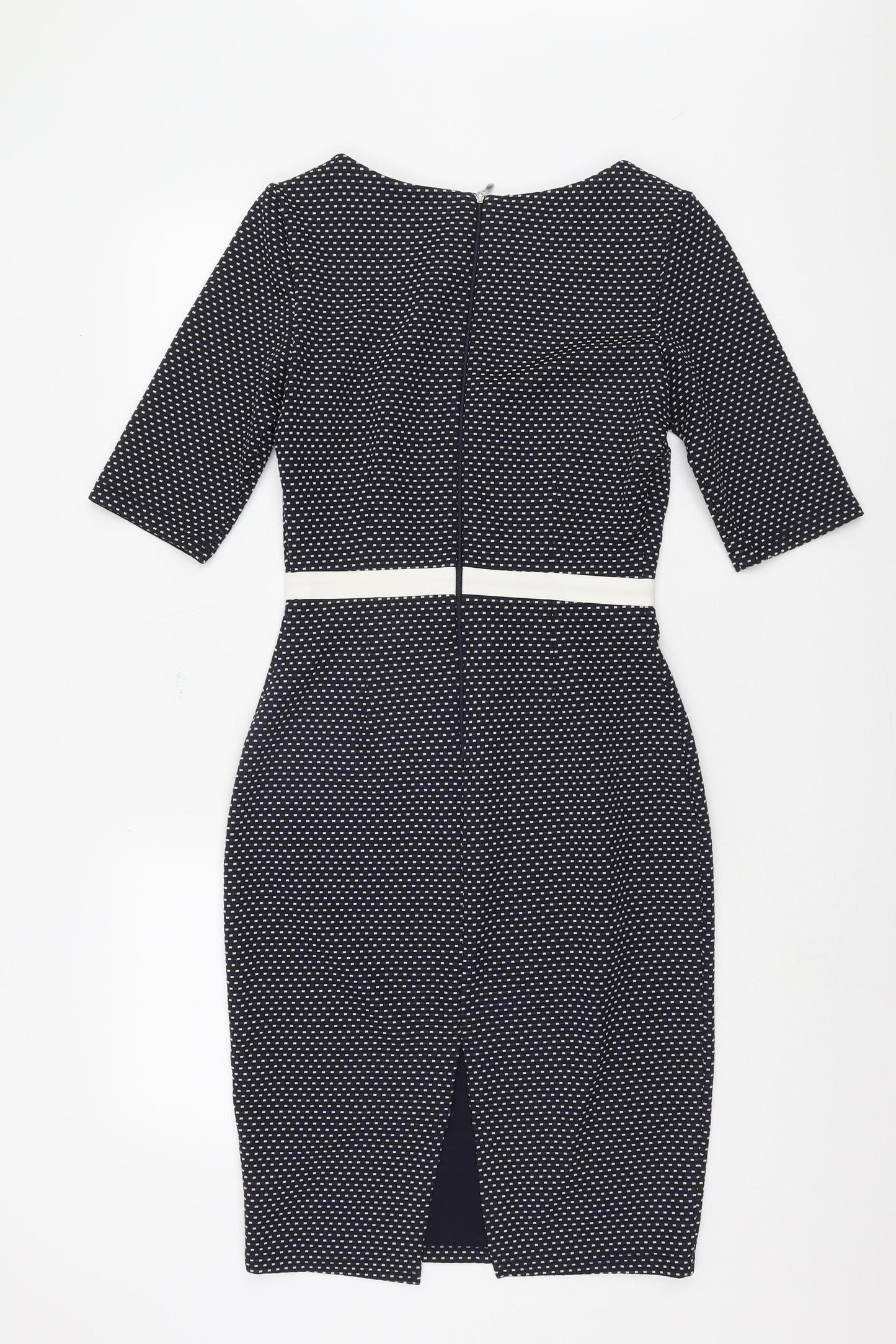 Paper Dolls Women's Black Polka Dot Sheath Dress