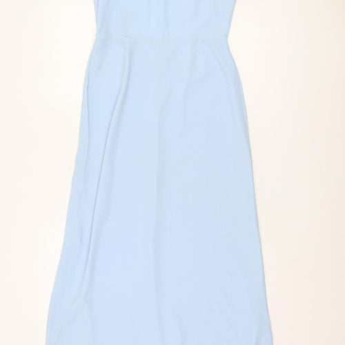 Forever 21 Women's Blue Halter Slip Dress S