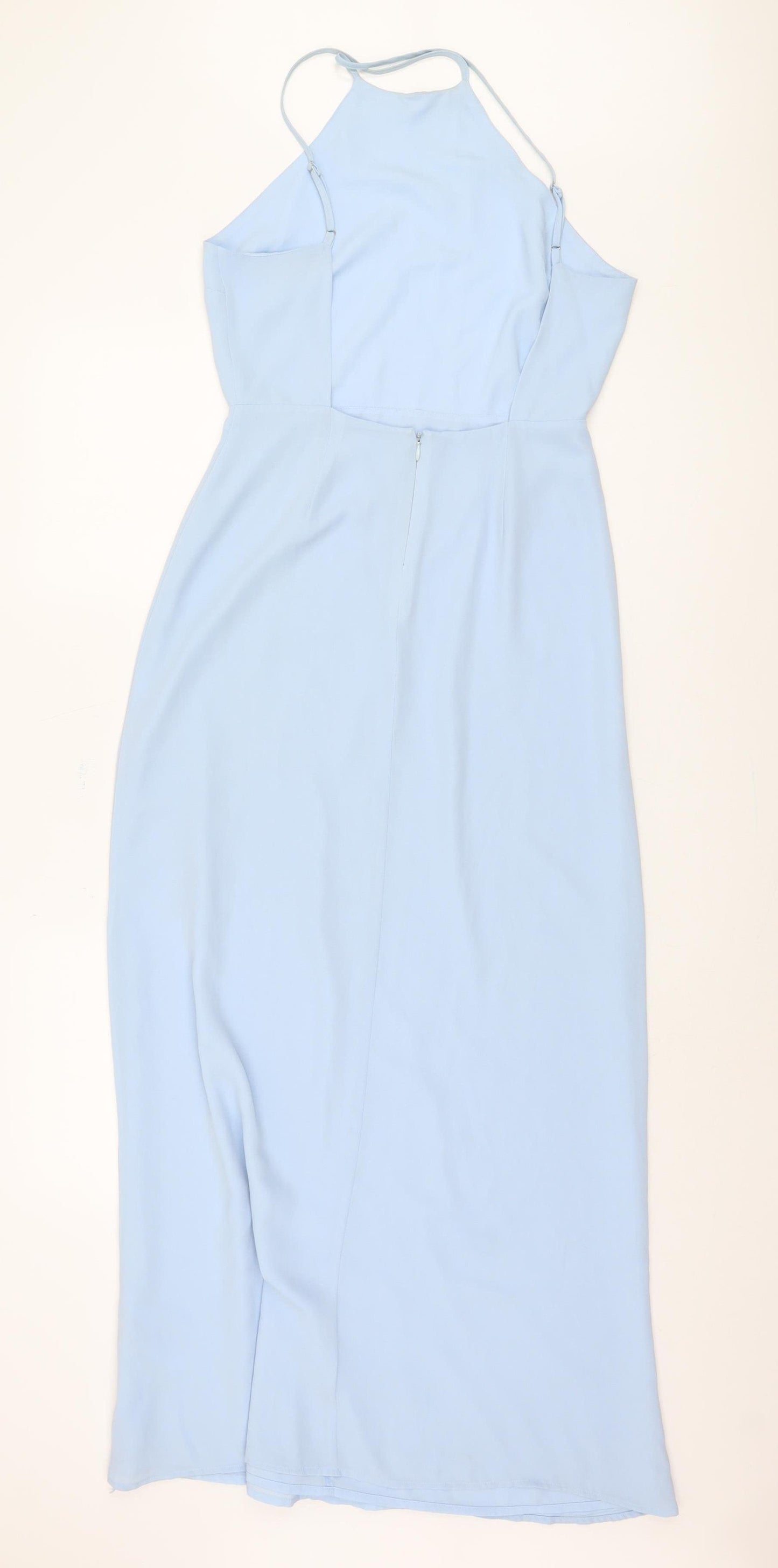 Forever 21 Women's Blue Halter Slip Dress S