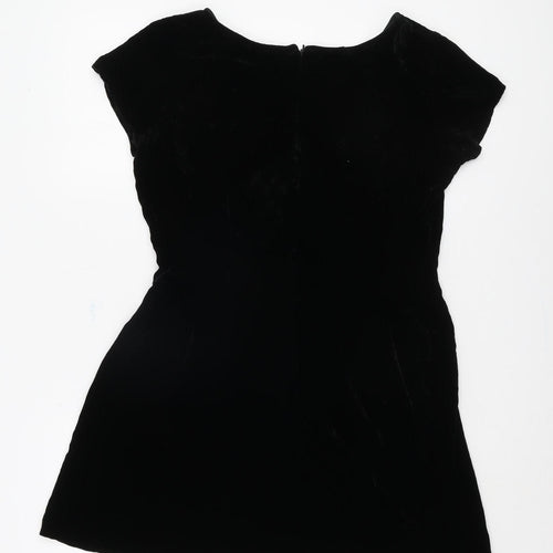 French Connection Black Dress M Women's Short Sleeve