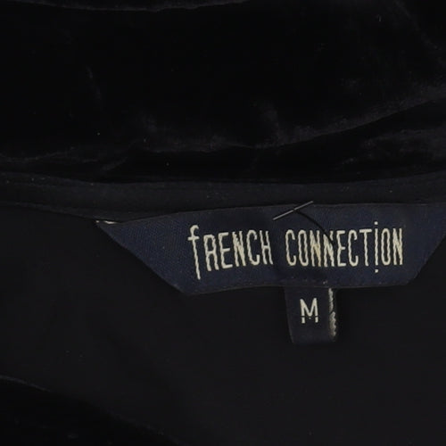 French Connection Black Dress M Women's Short Sleeve
