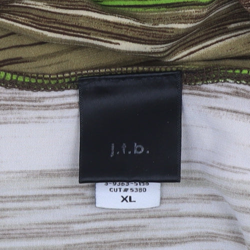 j.t.b. Women's Multicoloured Wrap Top XL