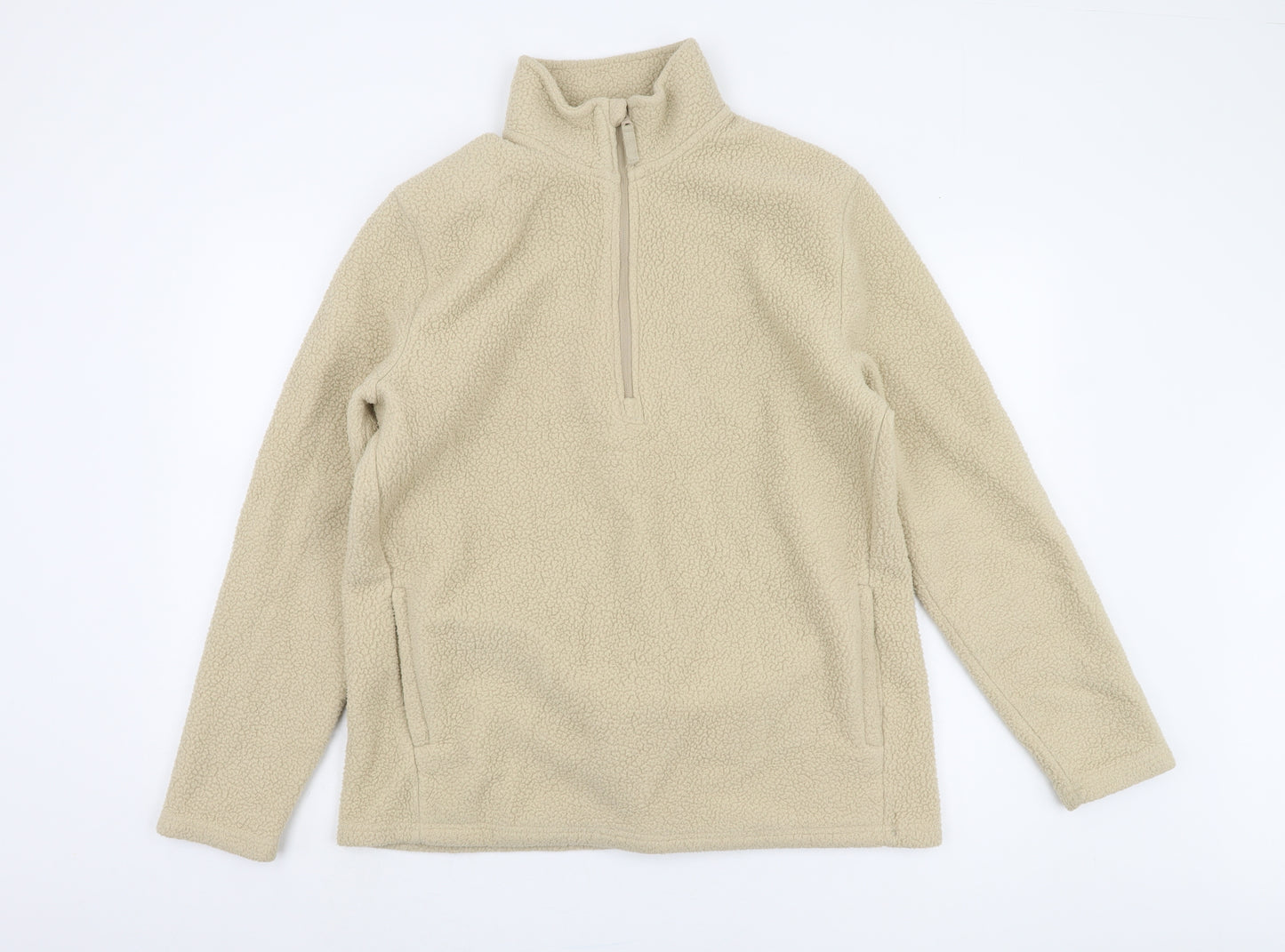 Mountain Warehouse Teens Beige Fleece Sweatshirt L