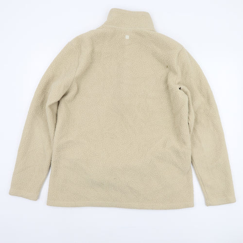 Mountain Warehouse Teens Beige Fleece Sweatshirt L