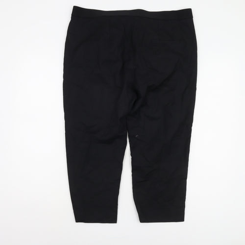 Marks and Spencer Women's Black Trousers, Size 16, Regular