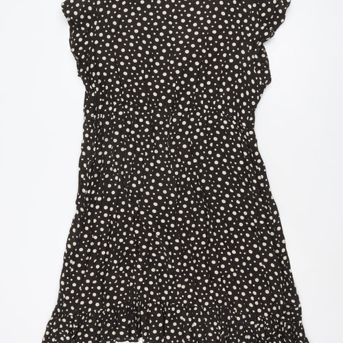 Rocha John Rocha Women's Black Polka Dot Dress Size 18