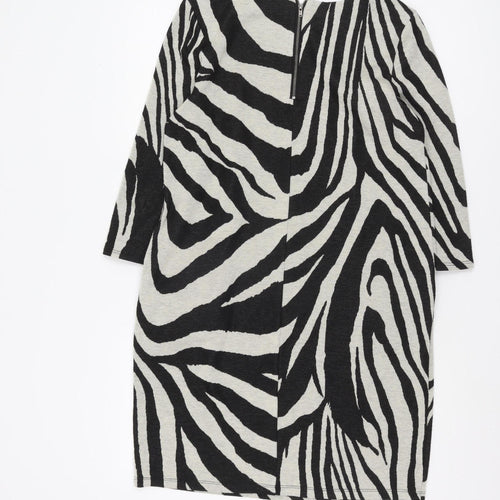 Wallis Women’s Multicoloured Zebra Dress, Size 12