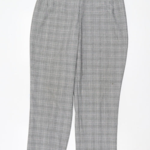 Marks and Spencer Women's Grey Check Trousers