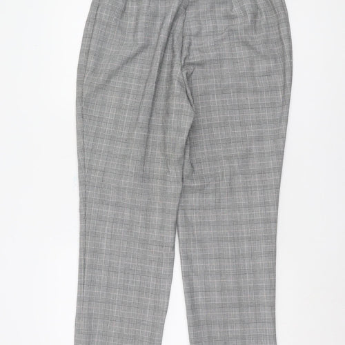 Marks and Spencer Women's Grey Check Trousers