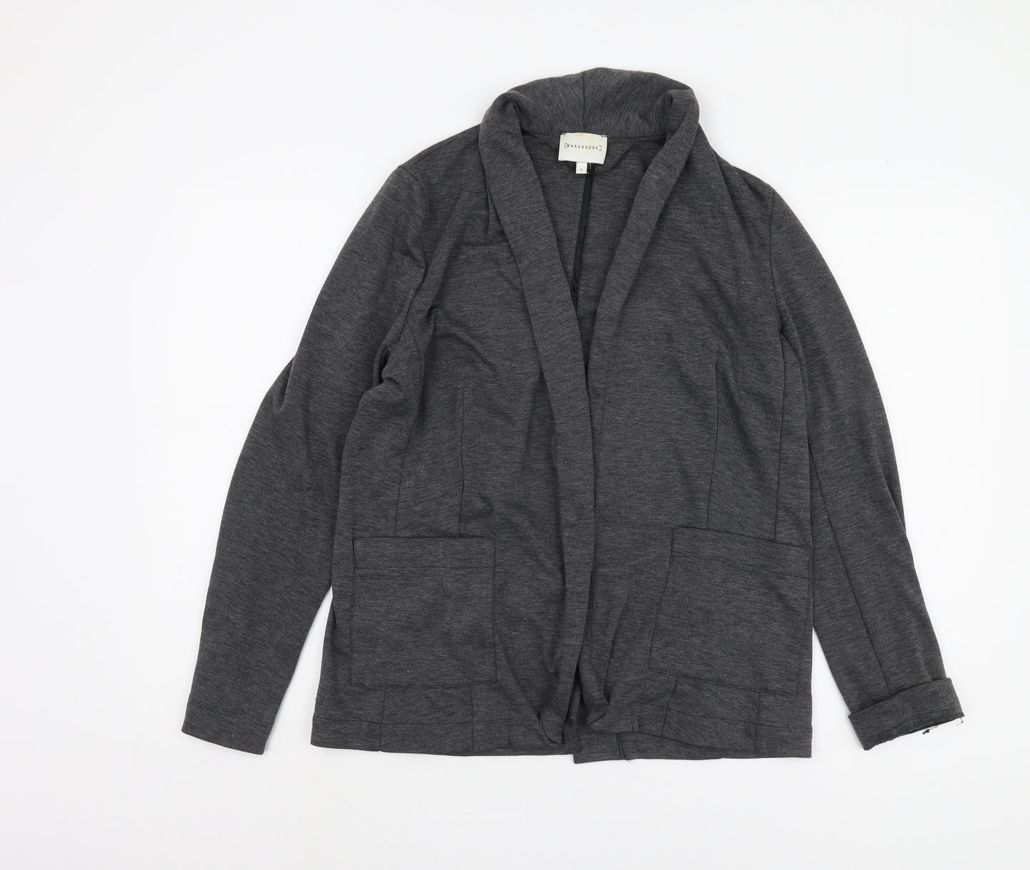 Warehouse Women's Grey Blazer, Size 12, Casual Workwear