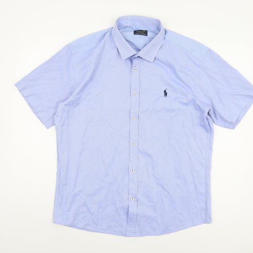 Polo Ralph Lauren Men's Blue 3XL Button-Up Shirt