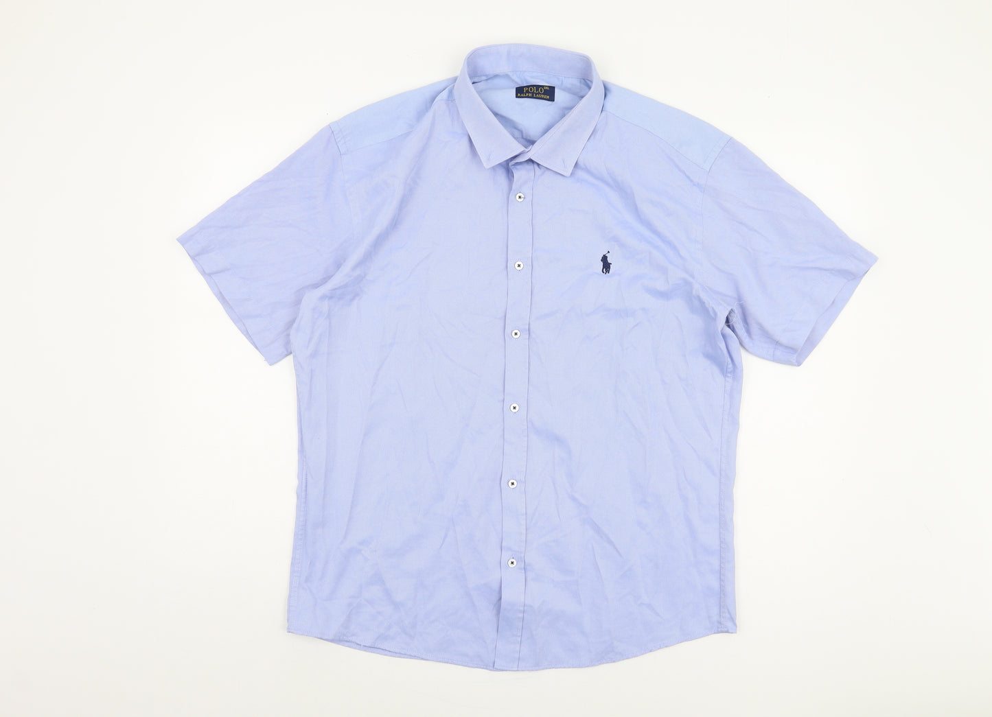 Polo Ralph Lauren Men's Blue 3XL Button-Up Shirt