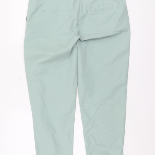 Marks and Spencer Women's Green Chino Trousers Size 14