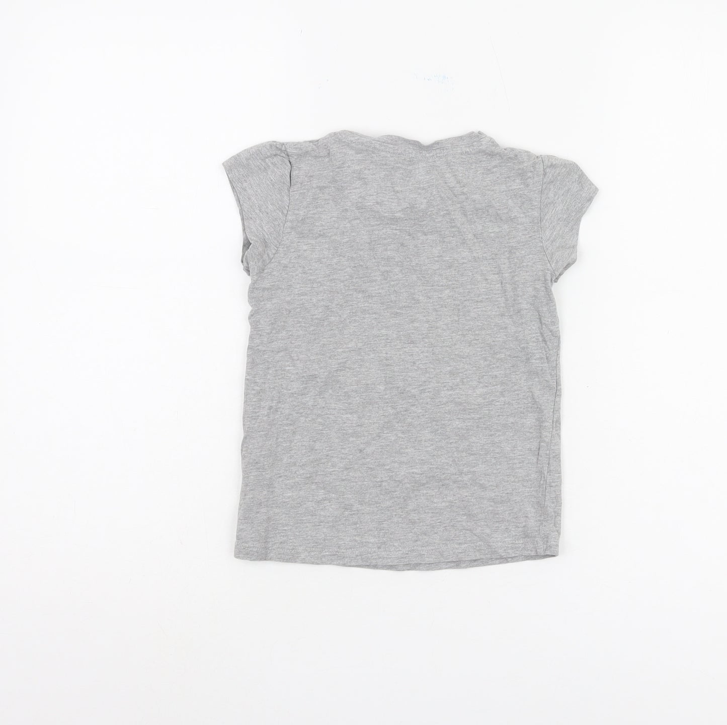 Mountain Warehouse Girls Grey T-Shirt 5-6 Years Graphic Print