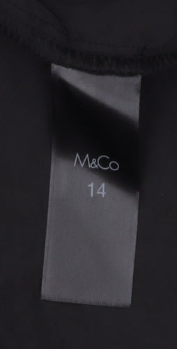 M&Co Women's Black Size 14 Coat