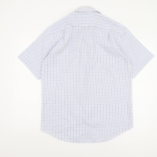 Marks and Spencer Men's Multicoloured Check Shirt, Size 15.5
