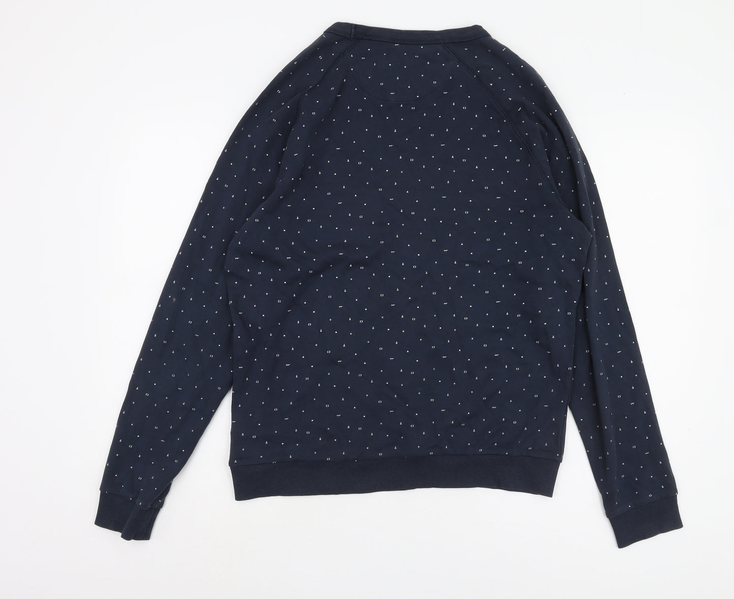 Farah Unisex Blue M Pullover Sweatshirt, Casual Cotton