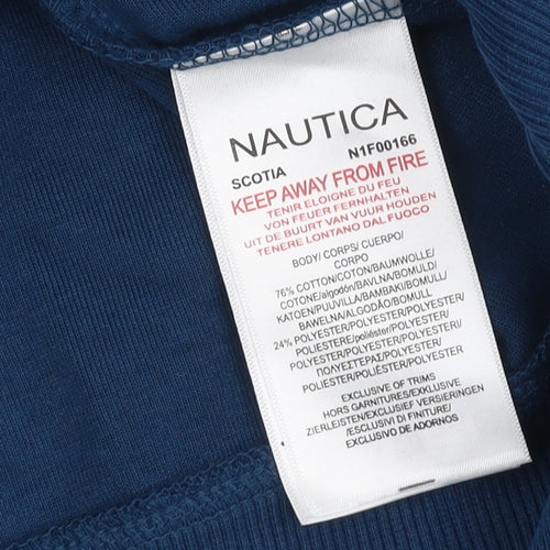Nautica Men's Blue Pullover Hoodie, Size M