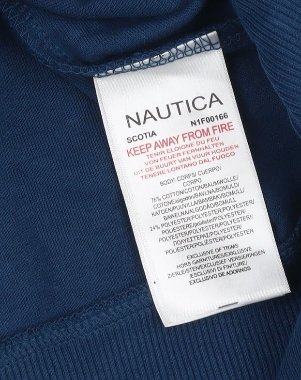 Nautica Men's Blue Pullover Hoodie, Size M
