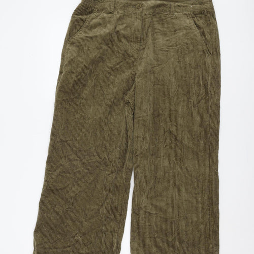 Seasalt Cornwall Green Corduroy Women's Trousers Size 16