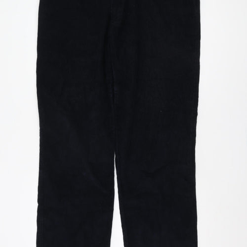 Debenhams Men's Black Corduroy Trousers, Size 40