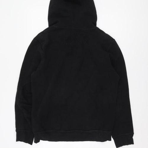 Collezione Unisex Black Hoodie L with Logo Accents