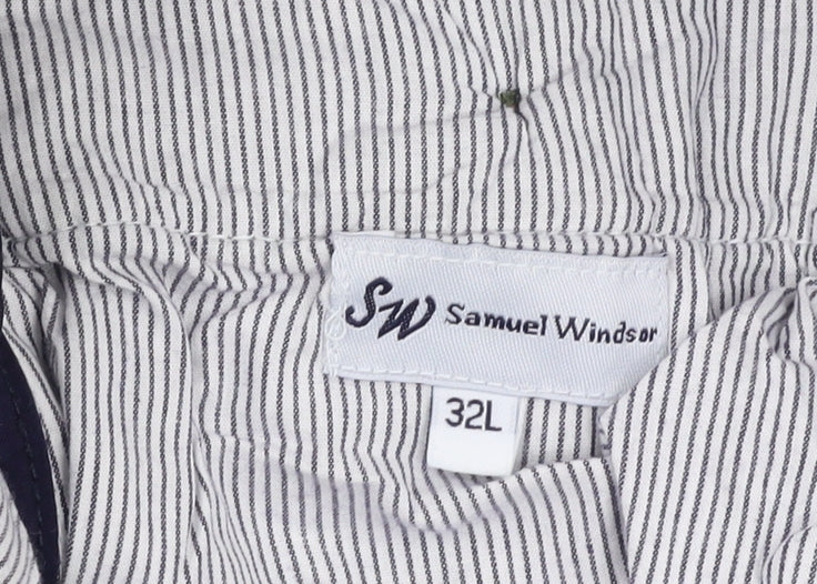 Samuel Windsor Men's Green Corduroy Trousers 32L