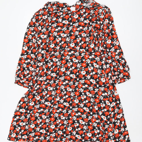 Next Women's Multicolour Floral A-Line Dress