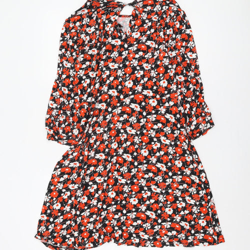 Next Women's Multicolour Floral A-Line Dress