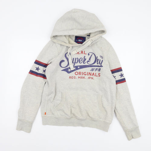 SuperDry Women's Beige Pullover Hoodie Size 12