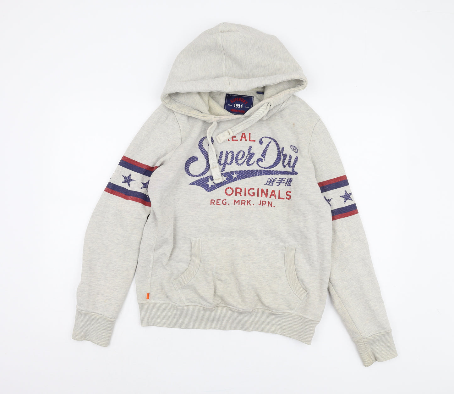 SuperDry Women's Beige Pullover Hoodie Size 12