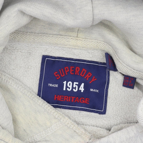 SuperDry Women's Beige Pullover Hoodie Size 12