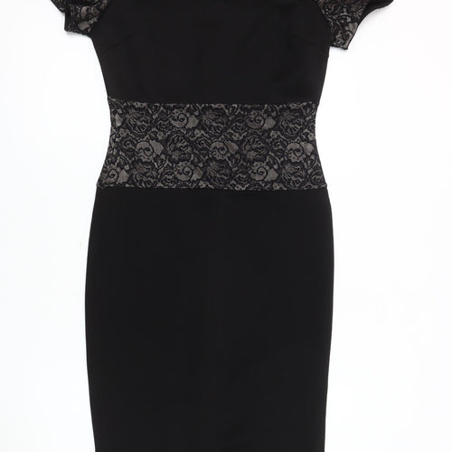 Club L Women’s Black Sheath Dress Size 12
