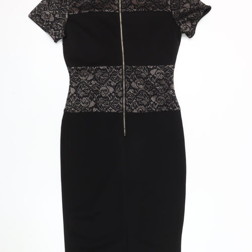 Club L Women’s Black Sheath Dress Size 12