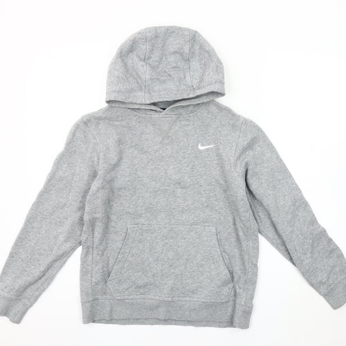 Nike Boys Grey Hoodie 12-13 Years With Logo