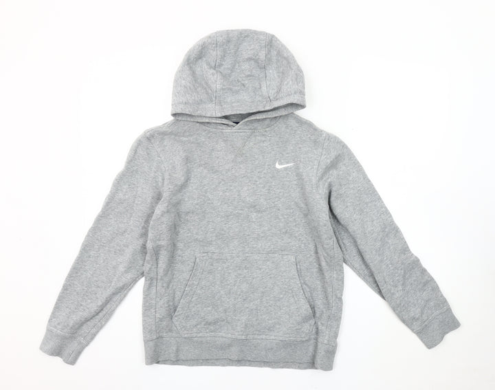 Nike Boys Grey Hoodie 12-13 Years With Logo