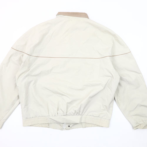 TIKLAS Men's Beige Relaxed Fit Vintage Jacket