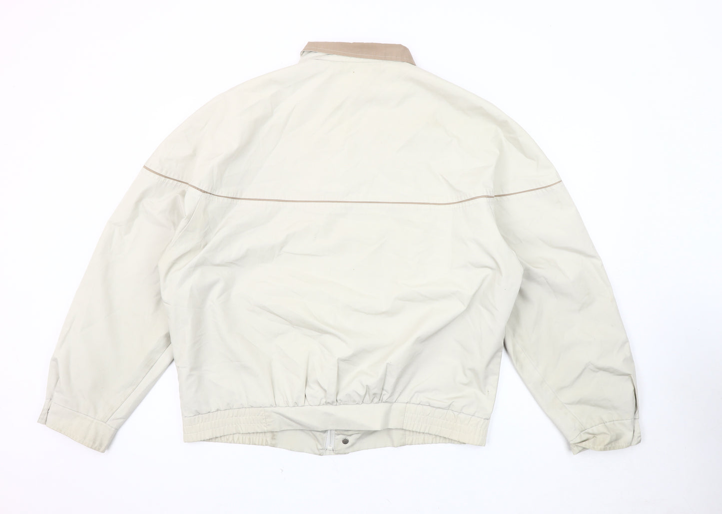 TIKLAS Men's Beige Relaxed Fit Vintage Jacket