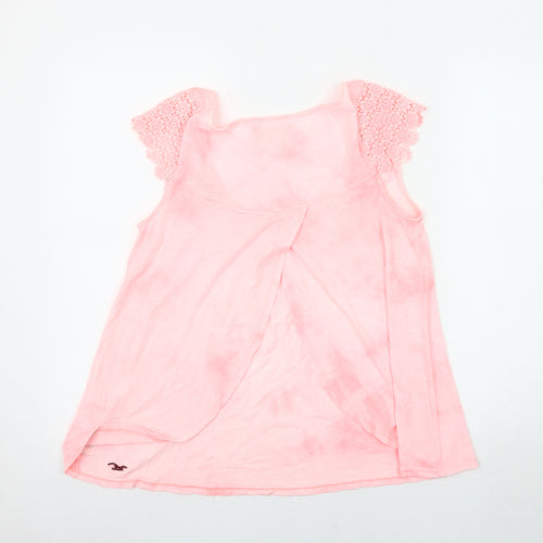 Hollister Women's Pink Tunic Tee S