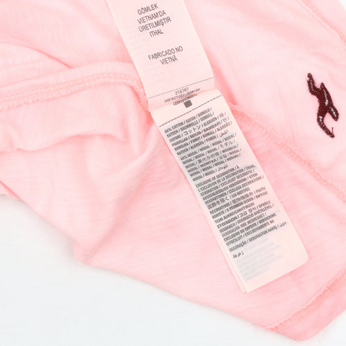 Hollister Women's Pink Tunic Tee S
