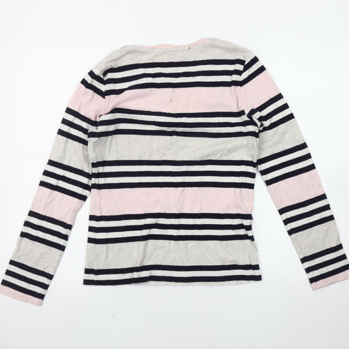 Tommy Hilfiger Women's Striped T-Shirt, Multicoloured, L
