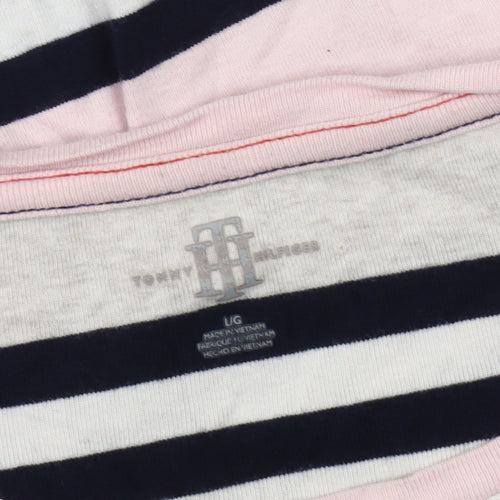 Tommy Hilfiger Women's Striped T-Shirt, Multicoloured, L