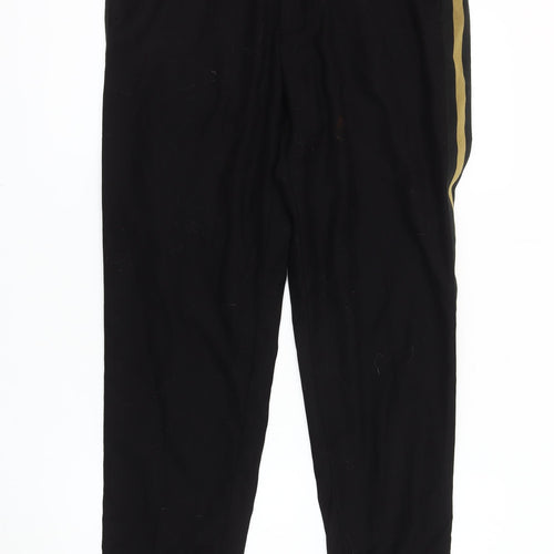 H&M Men's Black Regular Fit Trousers 33R