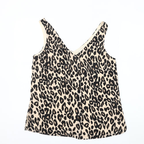 Wallis Women's Leopard Print Tank Top UK 10