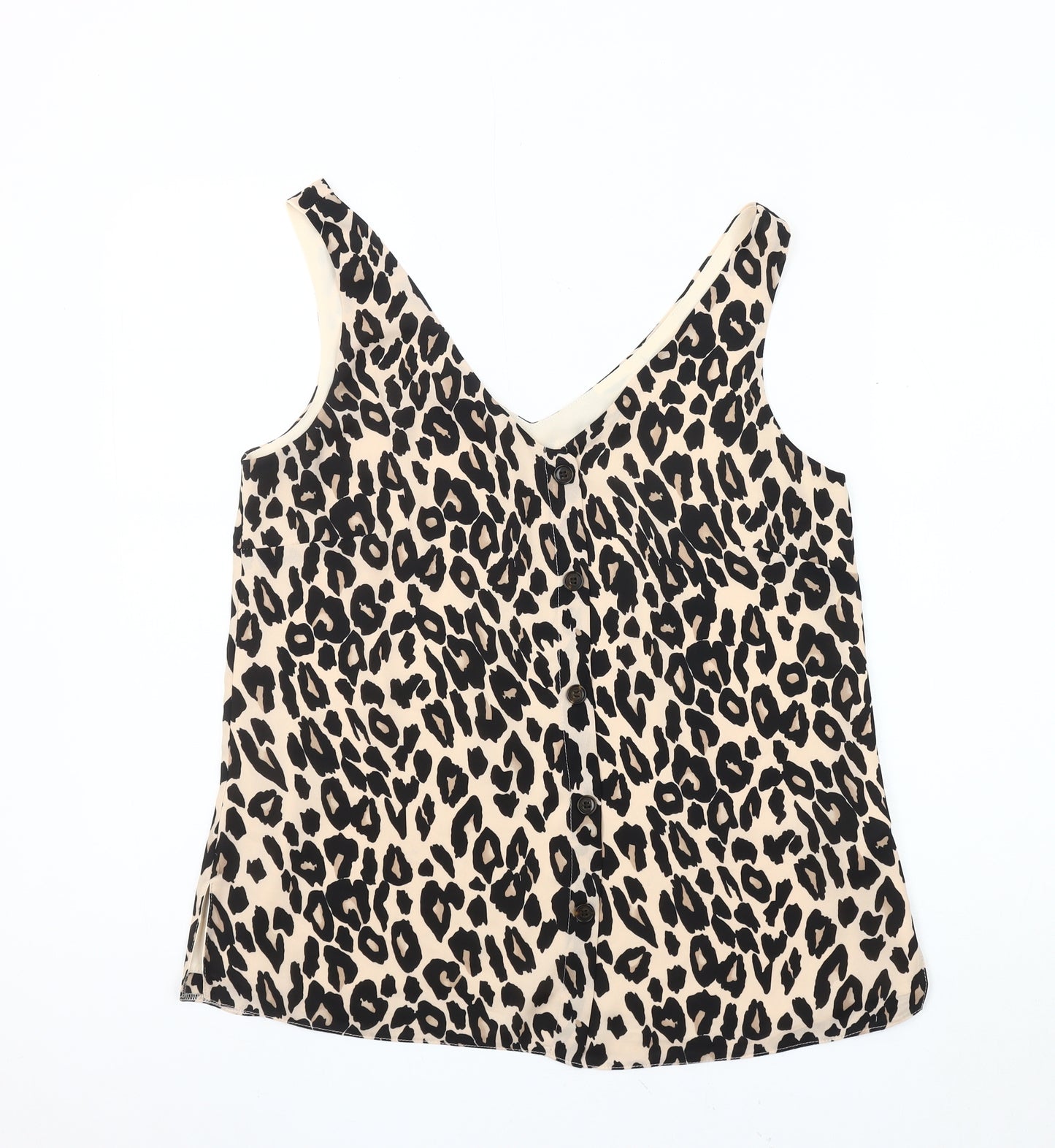 Wallis Women's Leopard Print Tank Top UK 10