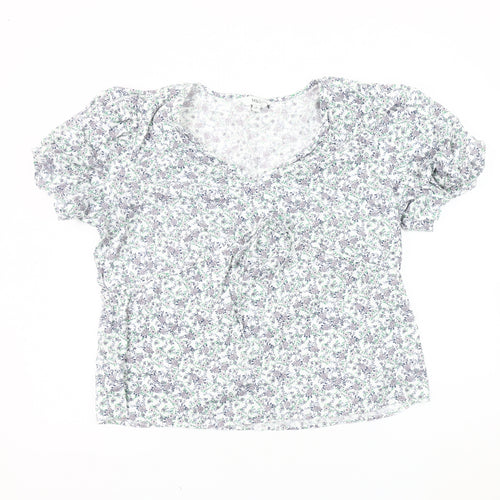 Marks and Spencer Women's Floral Blouse, Size 16