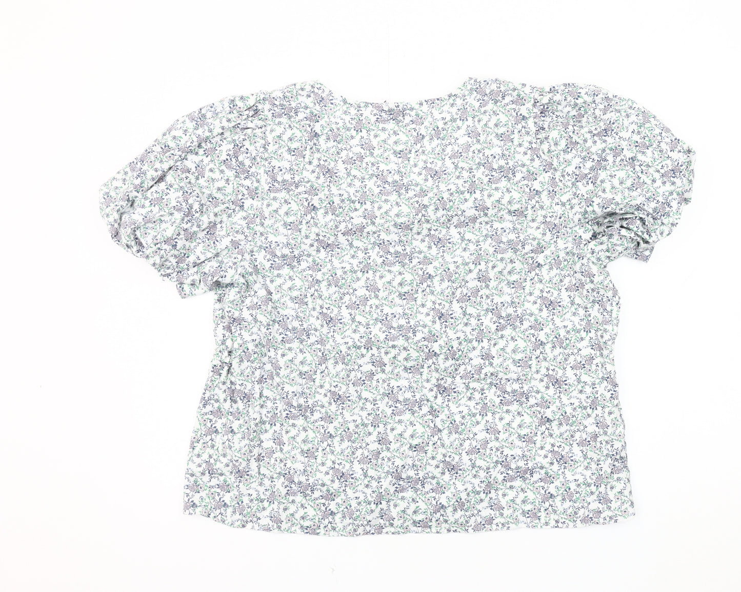 Marks and Spencer Women's Floral Blouse, Size 16