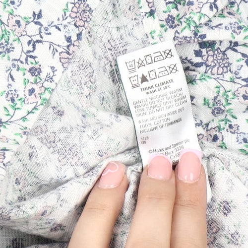 Marks and Spencer Women's Floral Blouse, Size 16