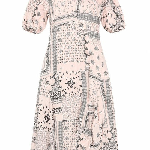 In Other Words Women's Pink Paisley Dress Size 10