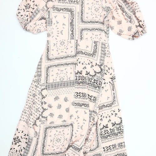 In Other Words Women's Pink Paisley Dress Size 10